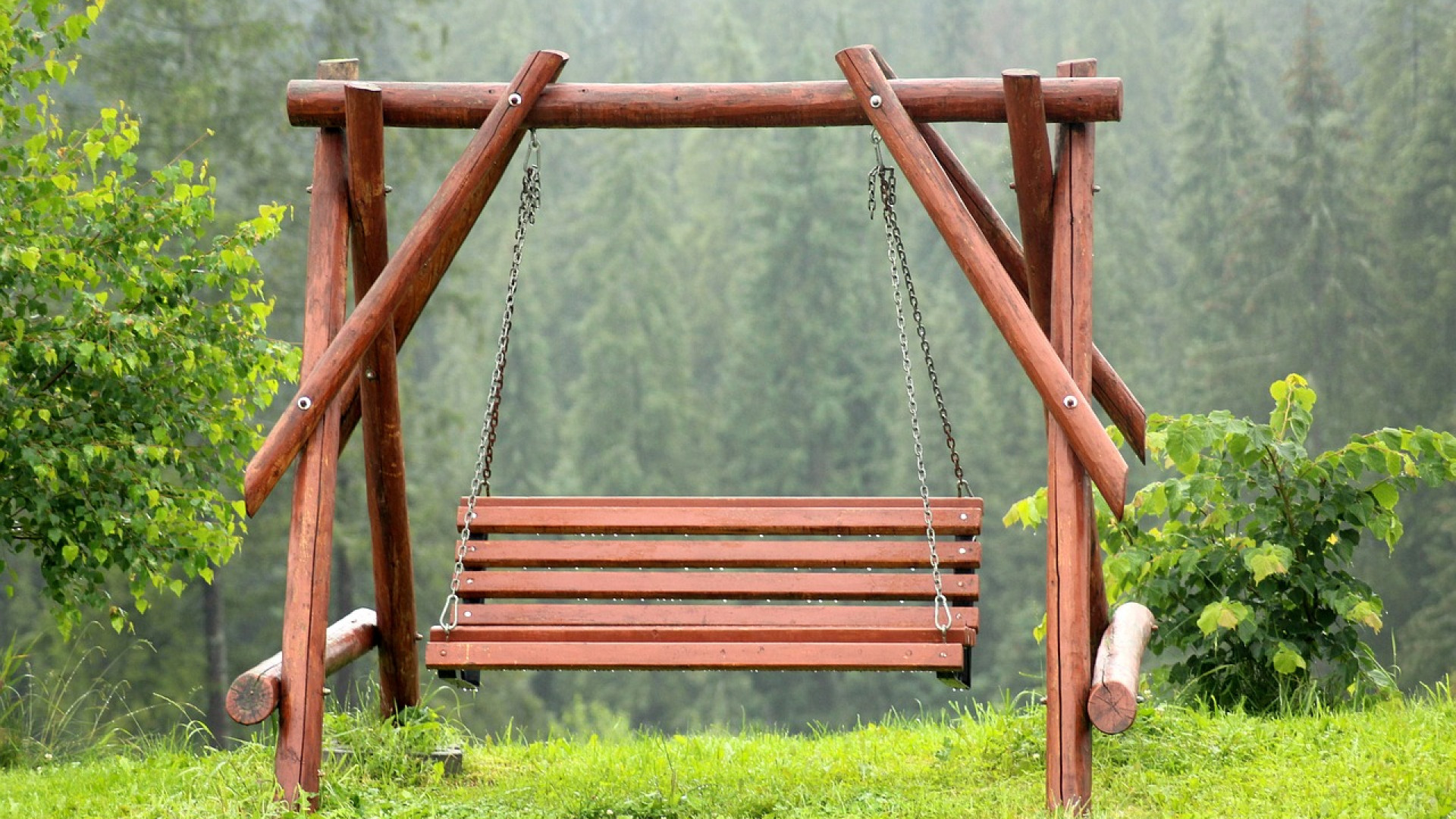 La balançoire géante, c'est le loisir incontournable pendant les vacances !