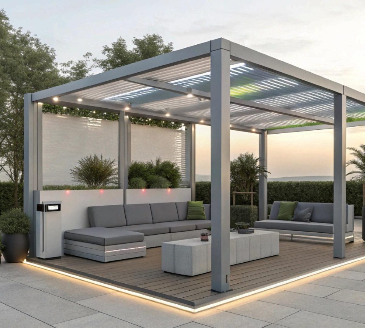 Transformez votre extérieur grâce à une terrasse pergola en bois sur mesure 