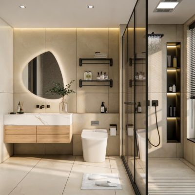Comment créer une salle de bain haut de gamme grâce au verre sur mesure ?